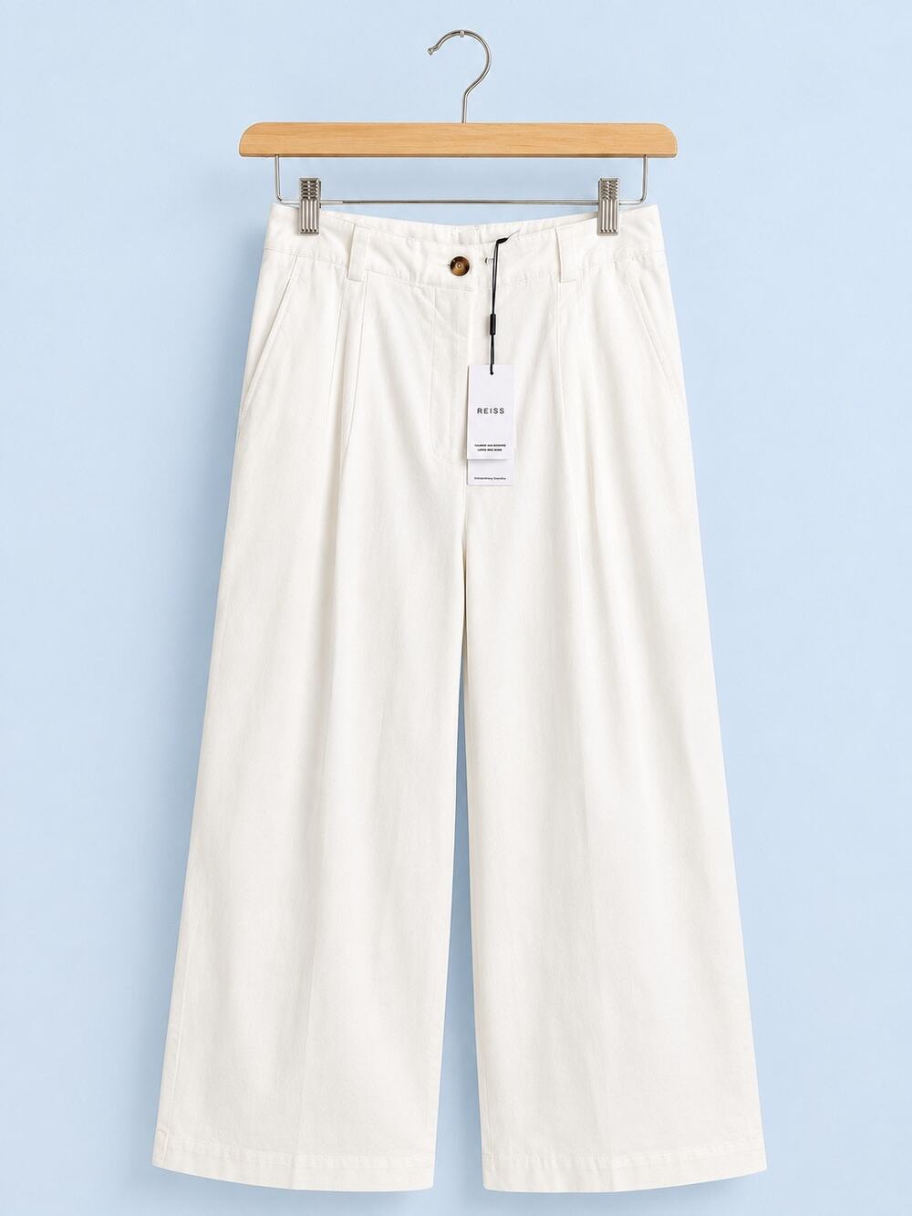 REISS Astrid-Wide Leg Pleat Front Pant NWT